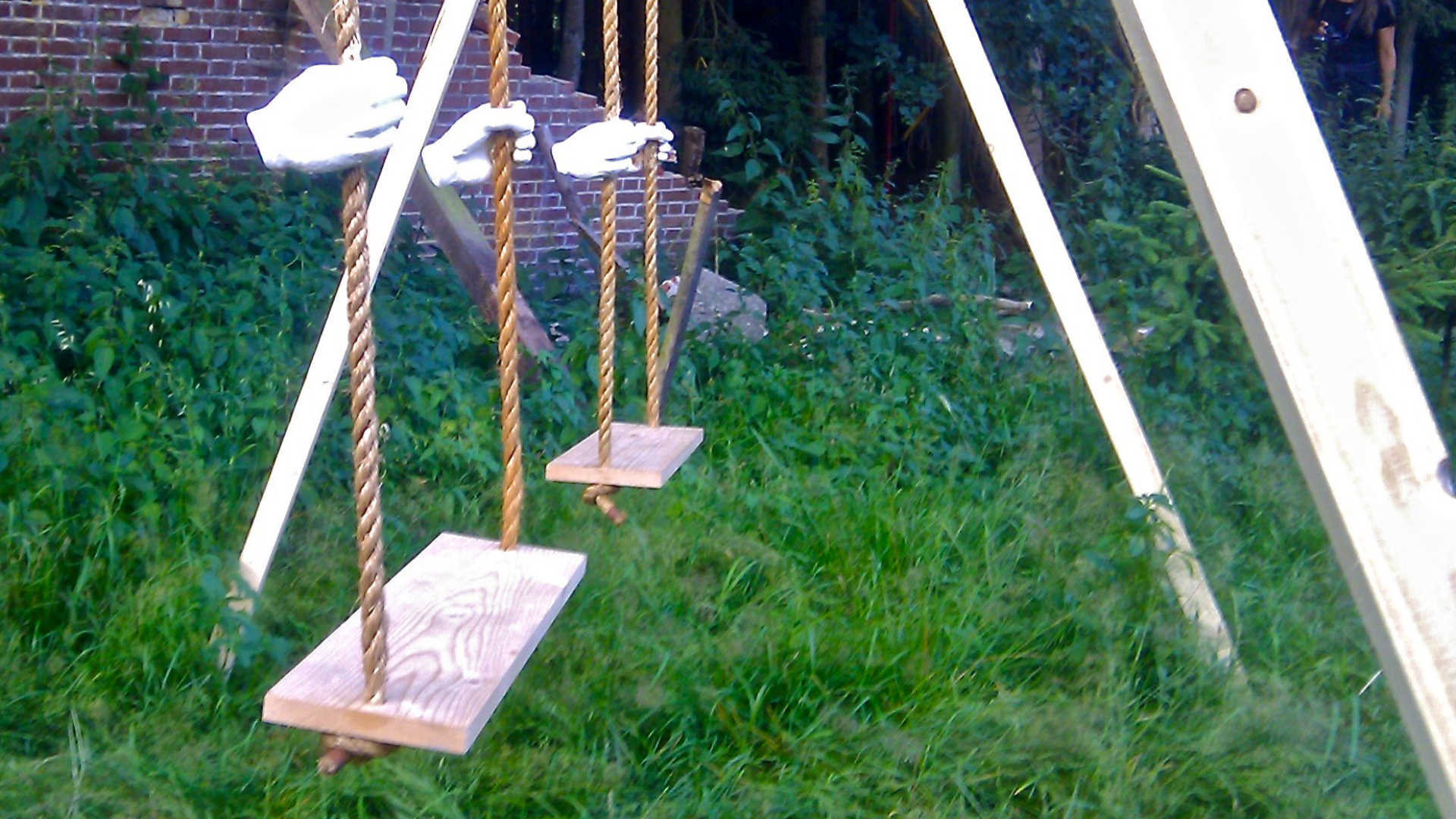 tuin der lusten schommel hand