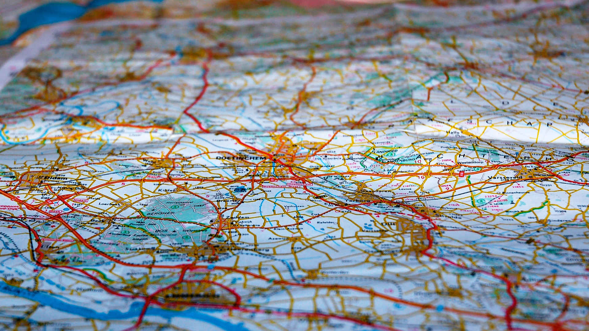 landkaart fietskaart kaart