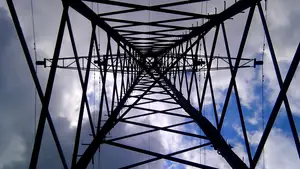 pauze onder hoogspanning mast