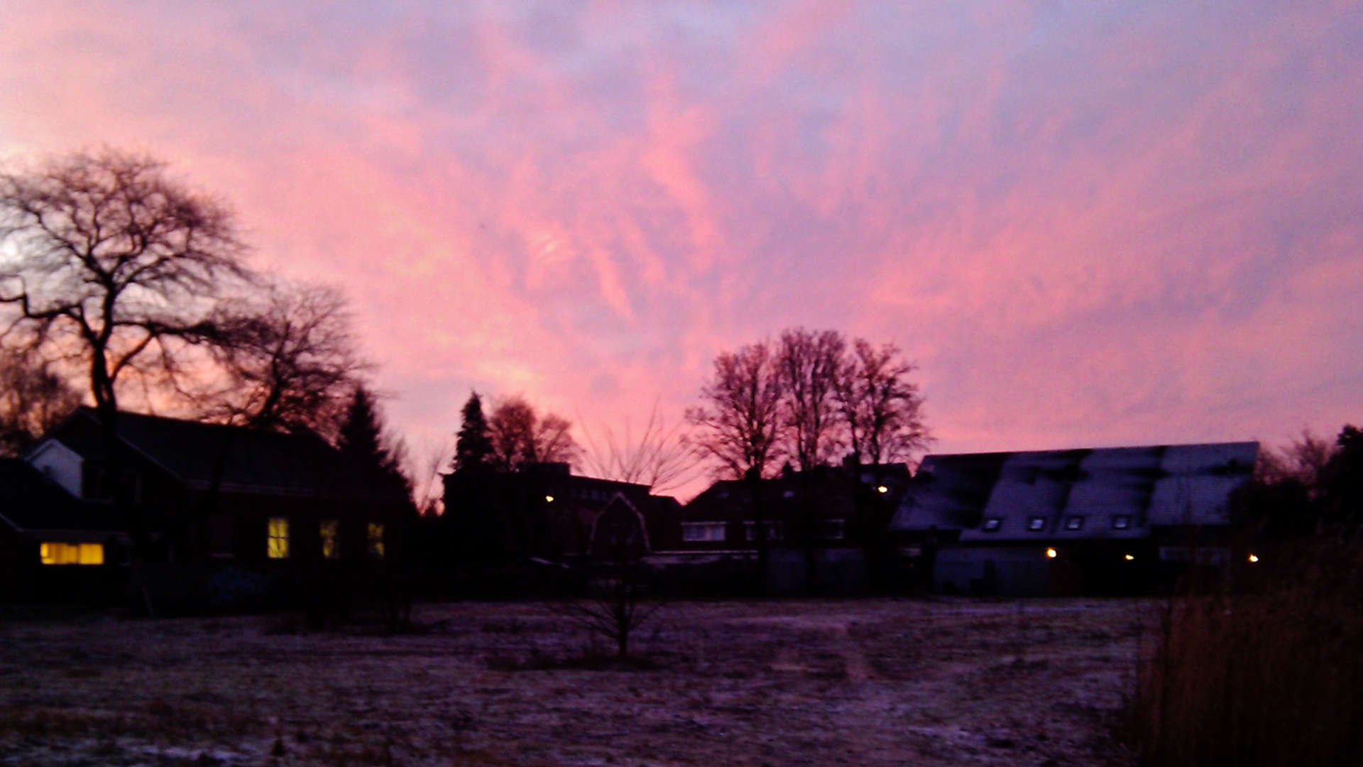 ochtendvuurwerk zonsopkomst