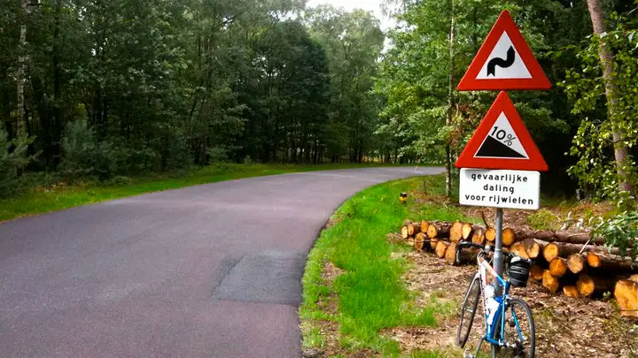 Waarschuwingsbord Noetselerberg