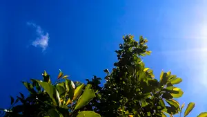 eindelijk hemels blauw