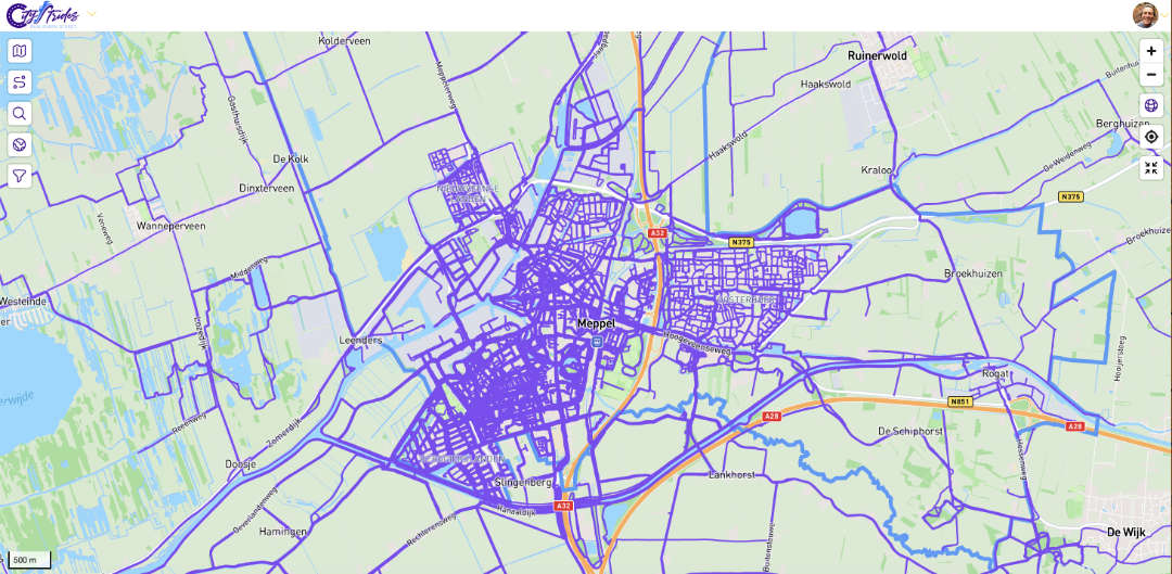 Citystrides is Pacman voor hardlopers