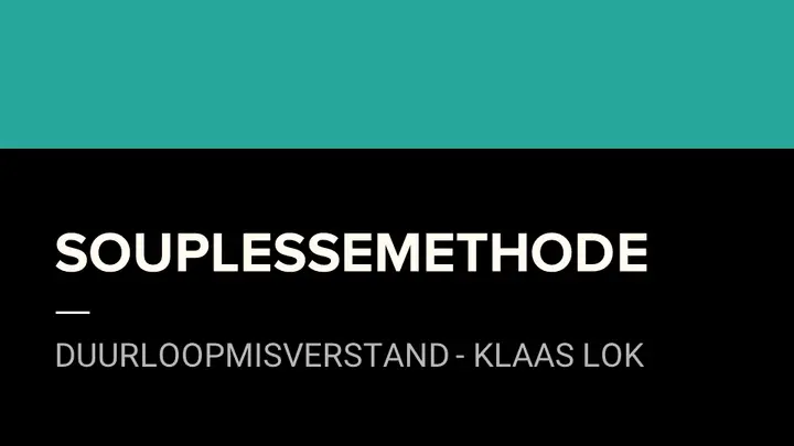 Presi Souplessemethode 01