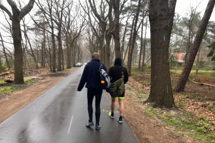 Winterse bui Woldberg Trail