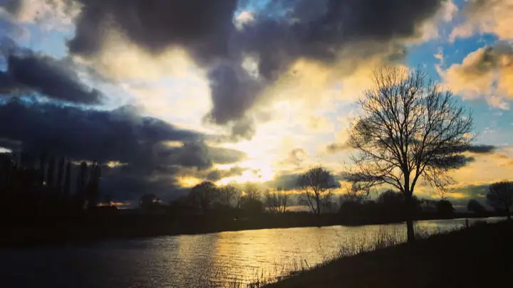 Zonsoondergang Hoogeveense Vaart