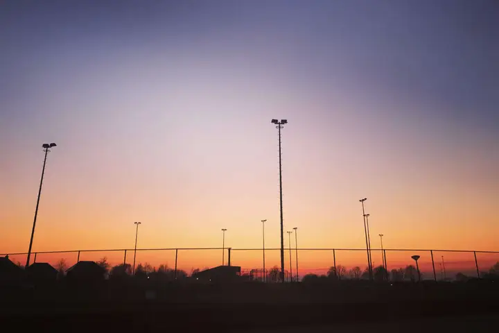 zonsondergang sportpark meppel
