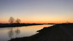 zonsondergang hoogeveense vaart meppel