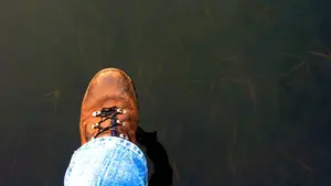 een goed begin voet boven water